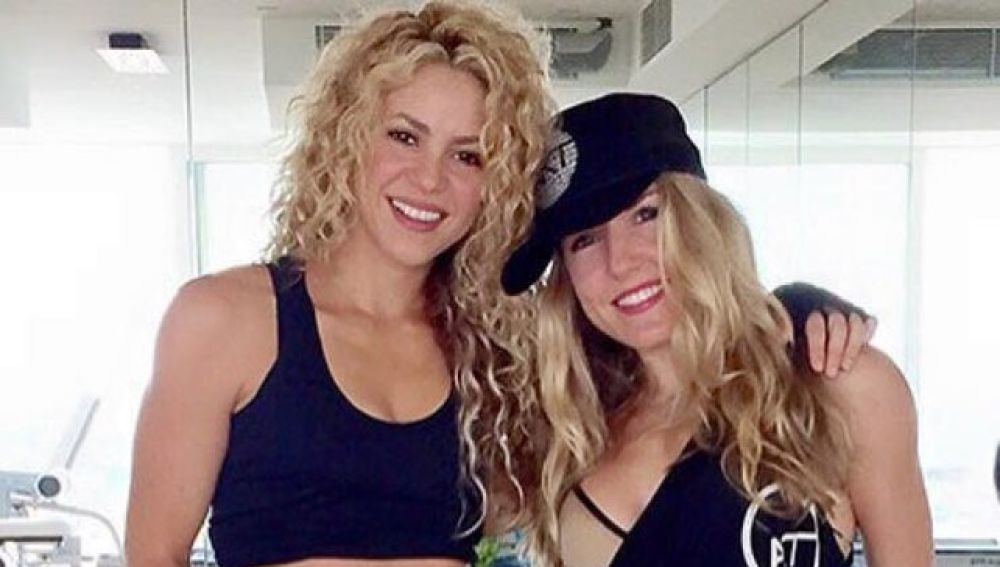Shakira con Anna Kaiser, su entrenadora personal