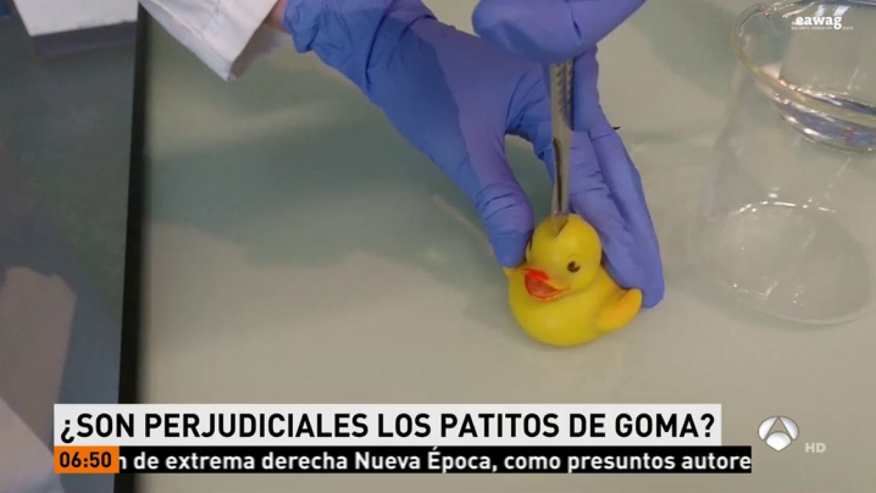 Los patitos de goma que usan los niños en el baño, más peligrosos de lo