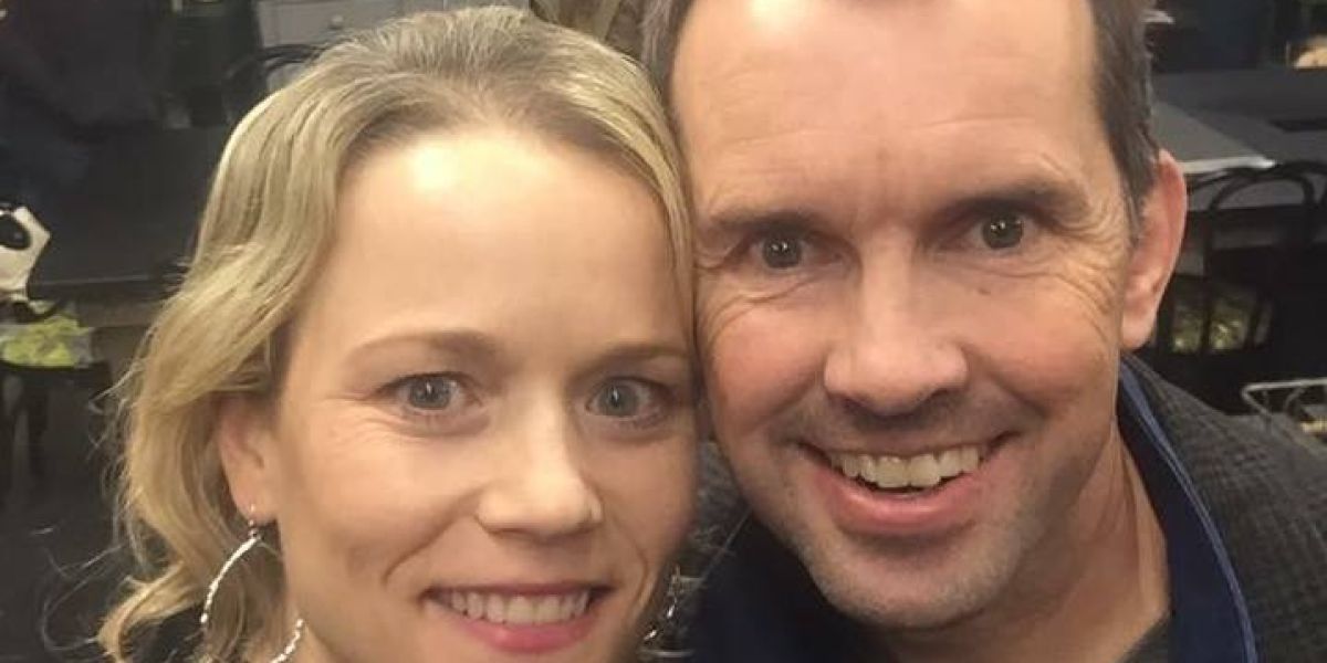 Celese Erlach junto a su marido