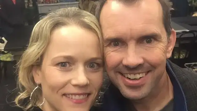 Celese Erlach junto a su marido