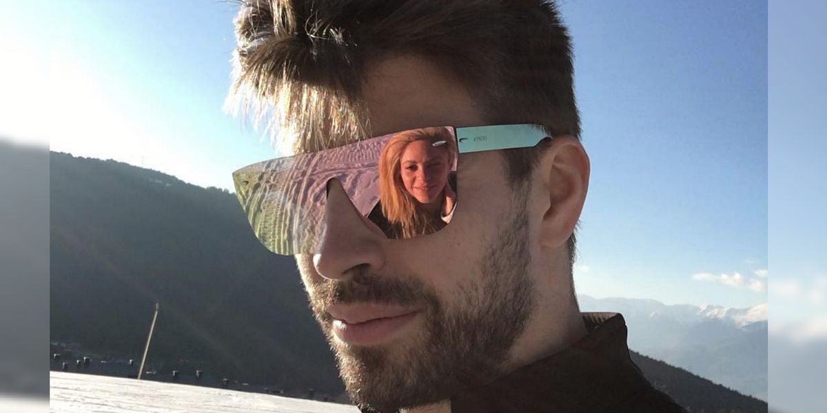 Piqué y Shakira en la nieve