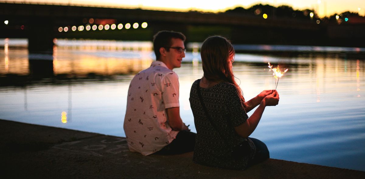 Una pareja en una cita