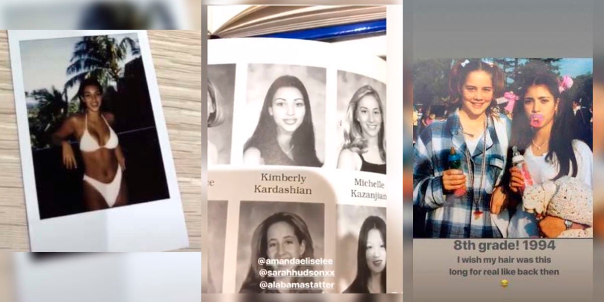 Kim Kardashian de adolescente