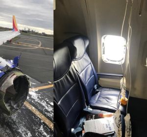 Avión que ha aterrizado de emergencia en Filadelfia Avión que ha aterrizado de emergencia en Filadelfia