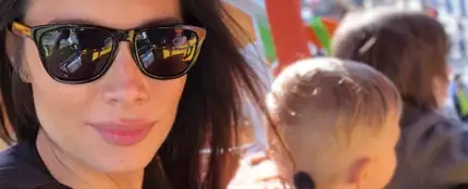 Pilar Rubio junto a sus dos hijos, Marco y Sergio Jr. Pilar Rubio junto a sus dos hijos, Marco y Sergio Jr.