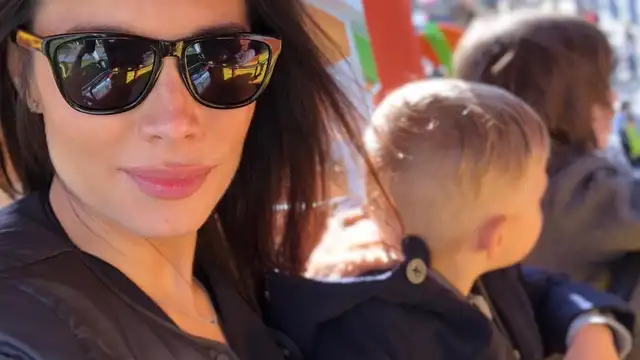Pilar Rubio junto a sus dos hijos, Marco y Sergio Jr.