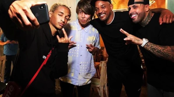 Will y Jaden Smith con Nicky Jam