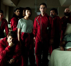 Los protagonistas de 'La casa de papel' Los protagonistas de 'La casa de papel'