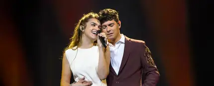 Amaia y Alfred en el primer ensayo para Eurovisión 2018 Amaia y Alfred en el primer ensayo para Eurovisión 2018