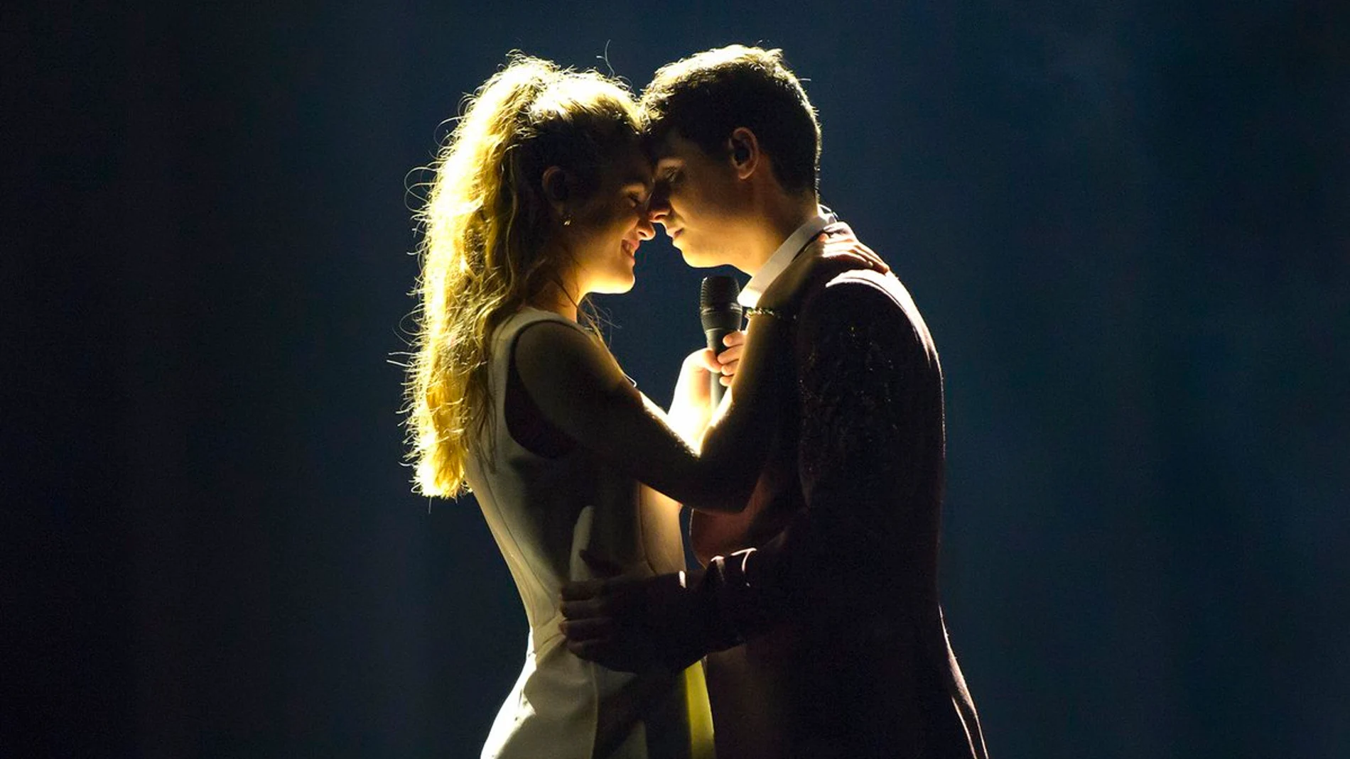 Amaia y Alfred en el primer ensayo para Eurovisión 2018 Amaia y Alfred en el primer ensayo para Eurovisión 2018