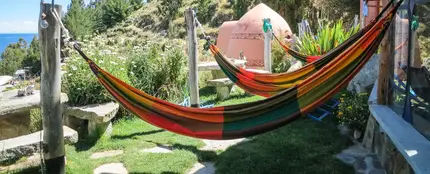 Imagen de unas hamacas al aire libre Imagen de unas hamacas al aire libre