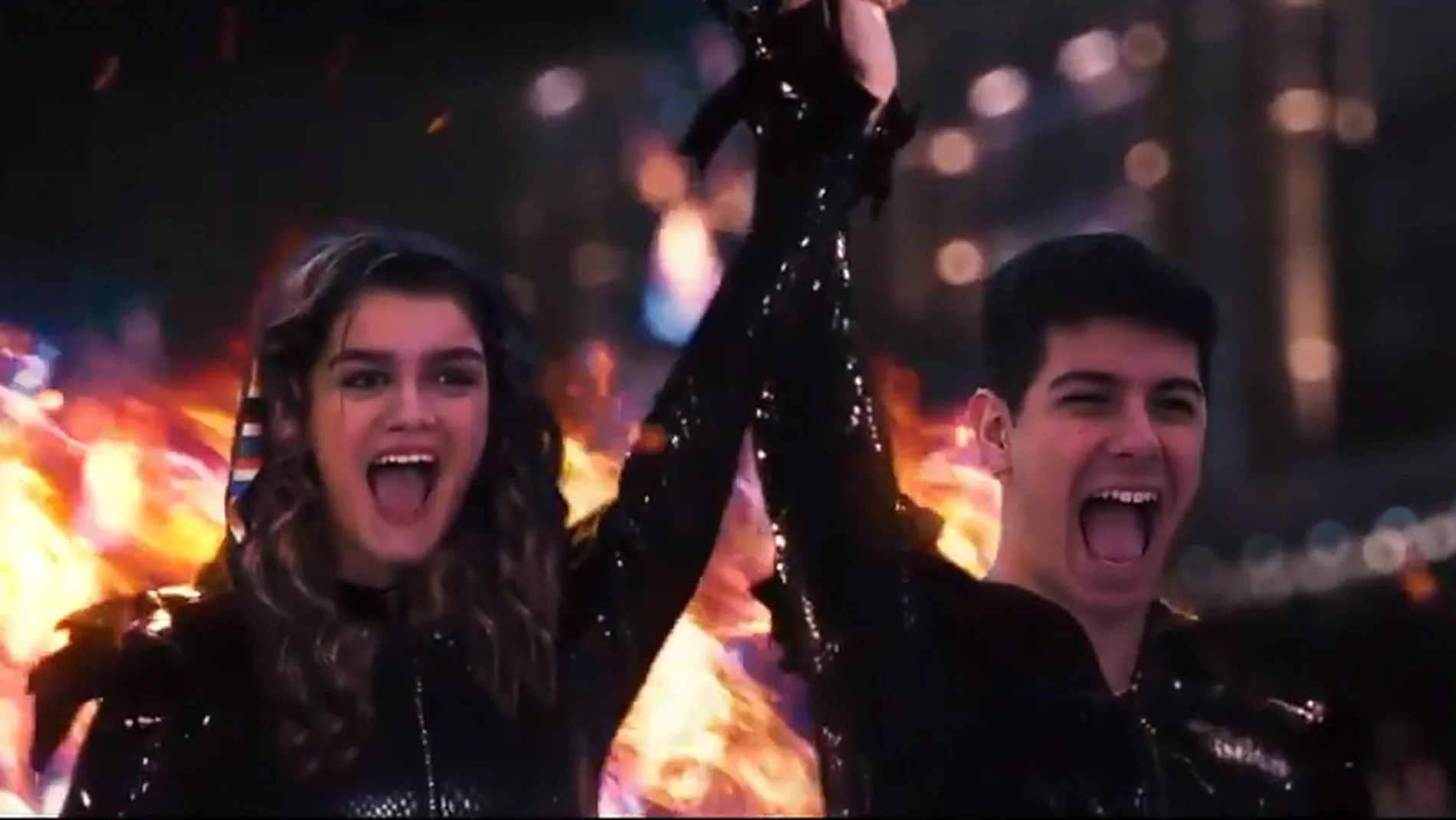 Amaia y Alfred en 'Los Juegos del Hambre' Amaia y Alfred en 'Los Juegos del Hambre'