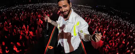 Maluma en un concierto Maluma en un concierto