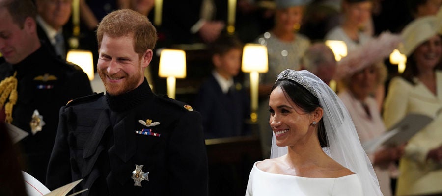 El príncipe Harry y Meghan Markle ya son marido y mujer