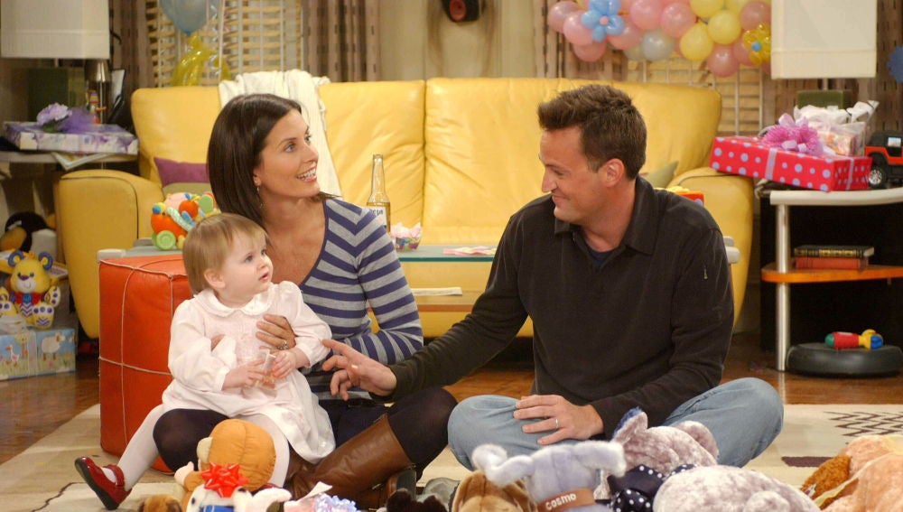 Monica y Chandler en Friends