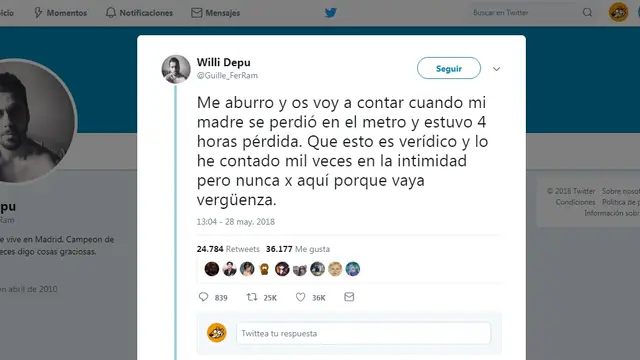 Perdida en el metro