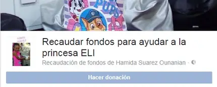 Página de la recaudación de fondos Página de la recaudación de fondos