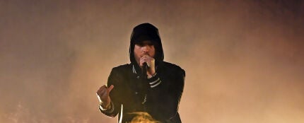 Eminem durante una actuación