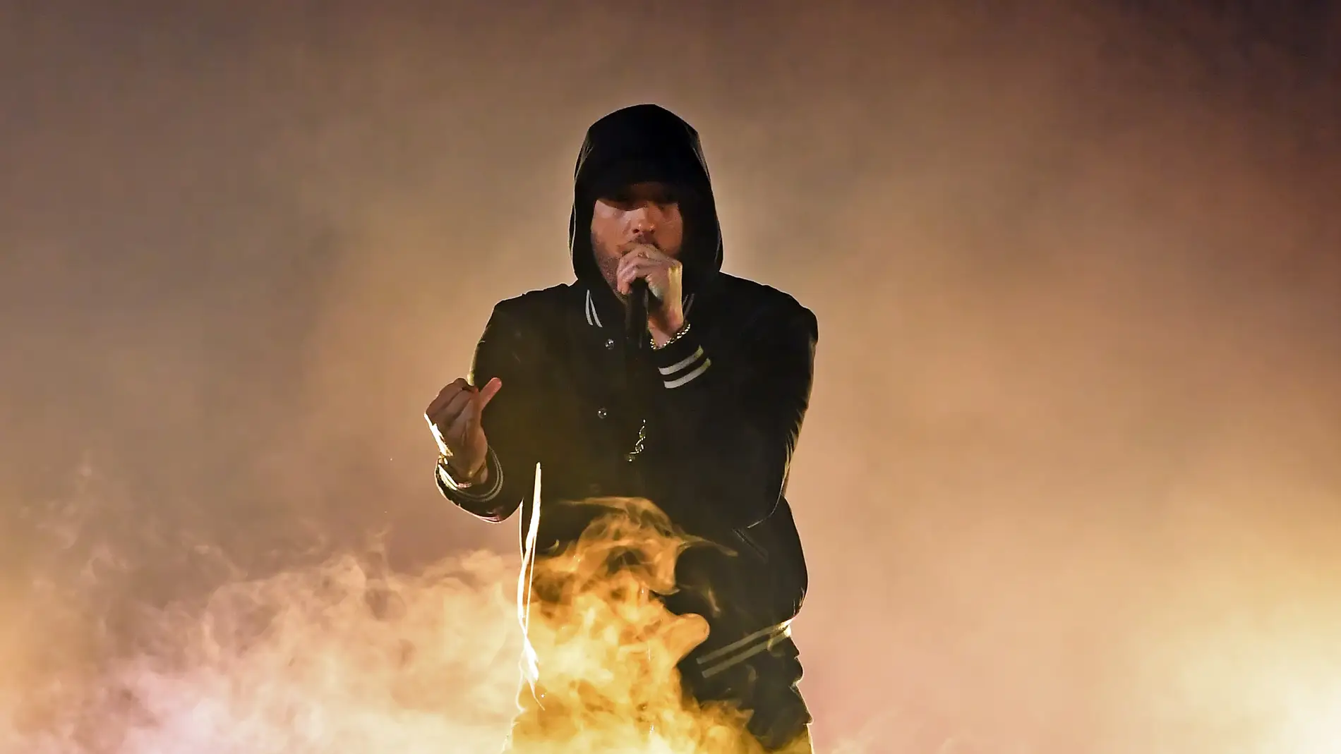 Eminem durante una actuación