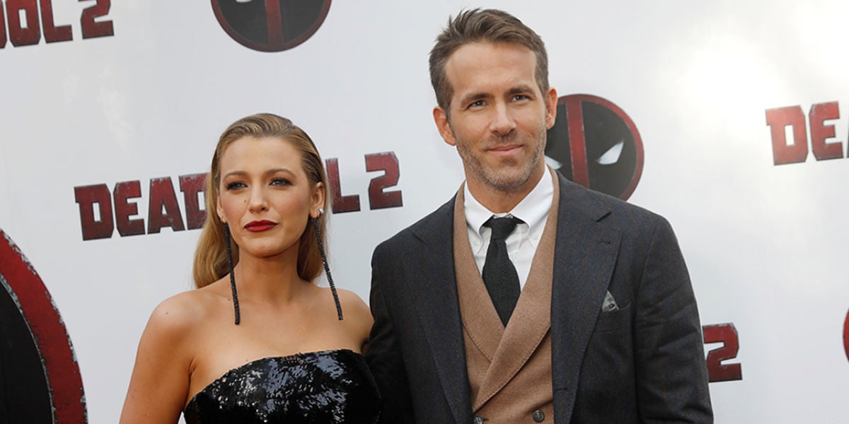 Blake Lively y Ryan Reynolds en la premiere de 'Deadpool 2'