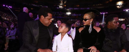 Beyoncé y Jay Z con su hija Blue Ivy