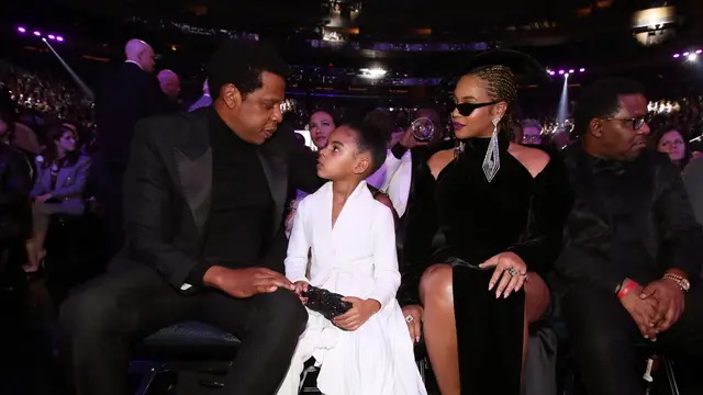 Beyoncé y Jay Z con su hija Blue Ivy