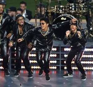 Imagen de archivo de un concierto de Bruno Mars Imagen de archivo de un concierto de Bruno Mars