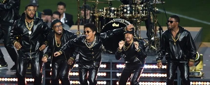 Imagen de archivo de un concierto de Bruno Mars Imagen de archivo de un concierto de Bruno Mars