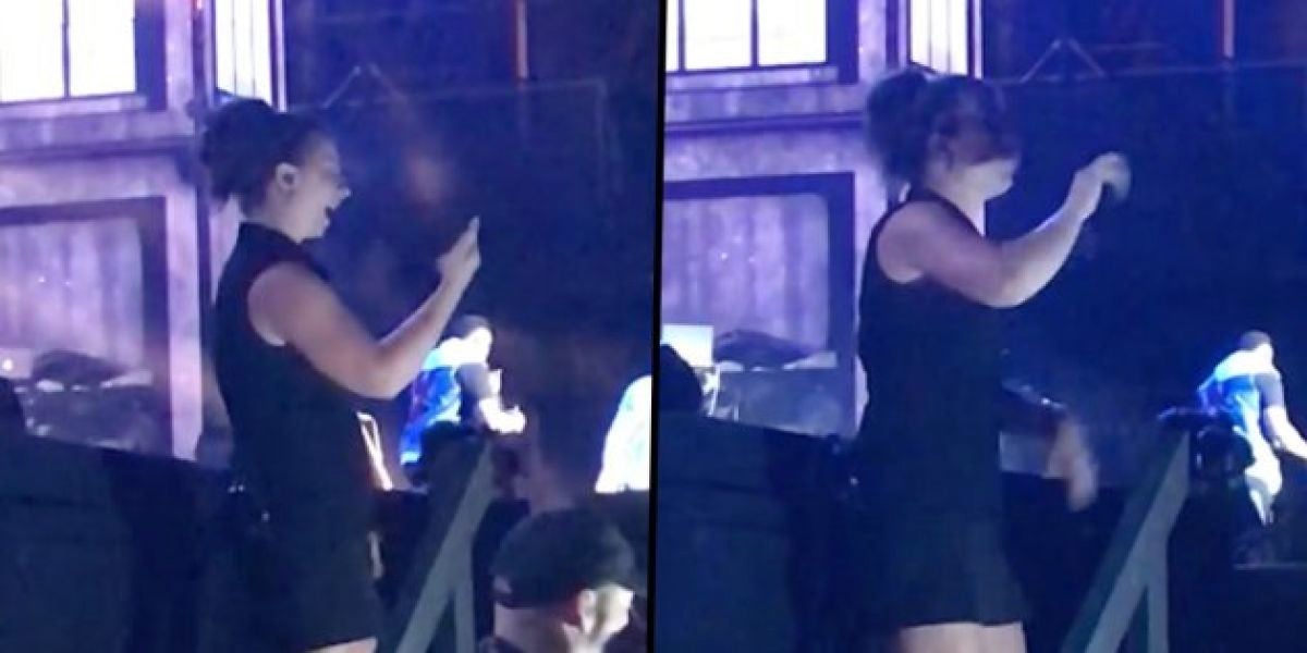 La intérprete de signos de Eminem arrasa y lo eclipsa en su último concierto