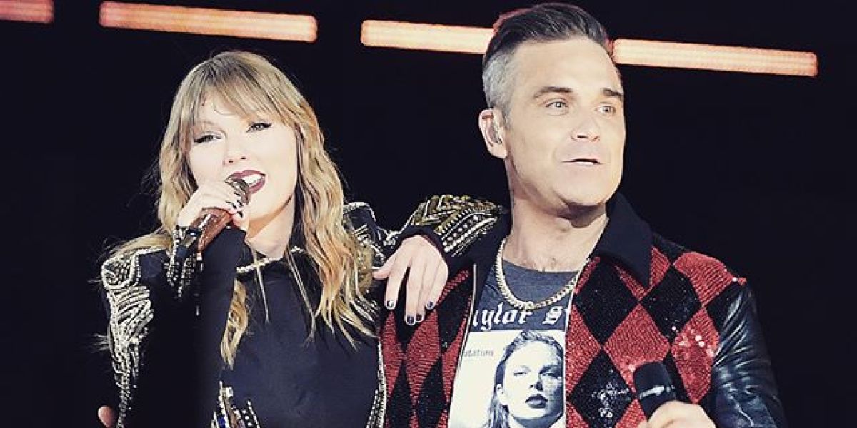 Taylor Swift y Robbie Williams cantan juntos 'Angels'