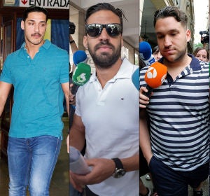 Los miembros de 'La Manada' acuden a firmar al juzgado tras su puesta en libertad Los miembros de 'La Manada' acuden a firmar al juzgado tras su puesta en libertad