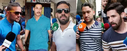 Los miembros de 'La Manada' Los miembros de 'La Manada'