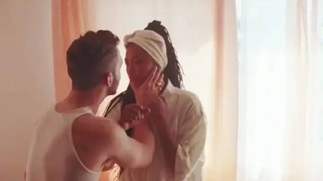 C. Tangana y Berta Vázquez en el vídeo de 'Bien Duro'