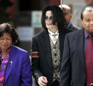 Michael Jackson junto a sus padres Michael Jackson junto a sus padres