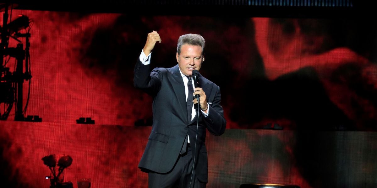 El cantante mexicano Luis Miguel