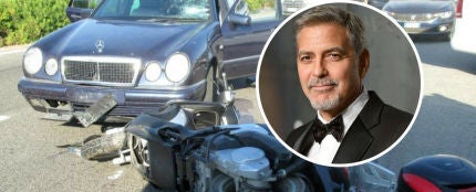 Accidente de George Clooney en Cerdeña