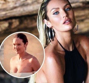 La modelo Candice Swanepoel de Victoria's Secret La modelo Candice Swanepoel de Victoria's Secret