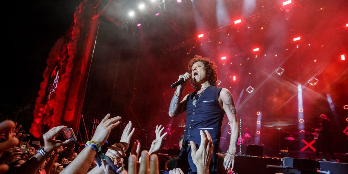 Bunbury durante su concierto en Cruïlla Barcelona