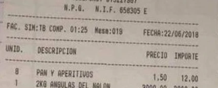 Una factura bañada en oro: 50.000 euros por una cena para ocho personas Una factura bañada en oro: 50.000 euros por una cena para ocho personas