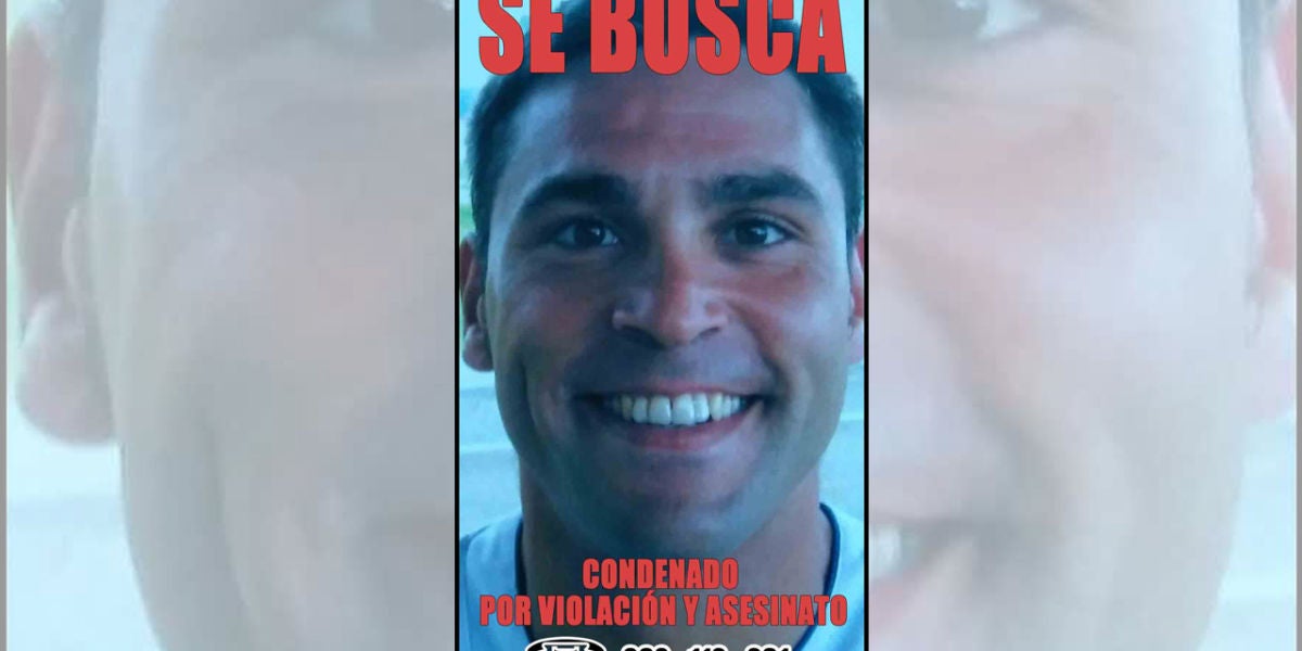 Imagen actual del preso fugado de la prisión de El Dueso, Santoña