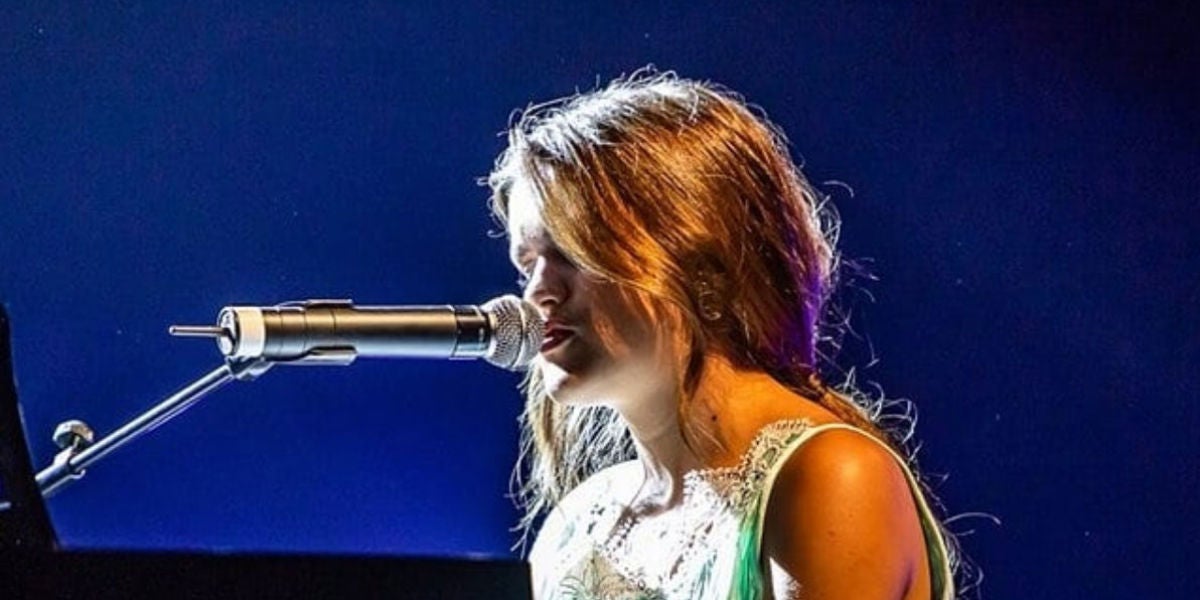 Amaia durante su concierto en el Teatro Real de Madrid