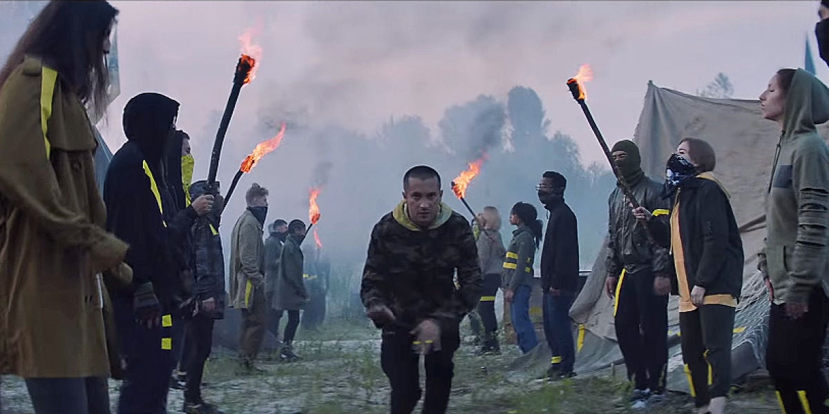 Twenty One Pilots en el vídeo de 'Levitate'
