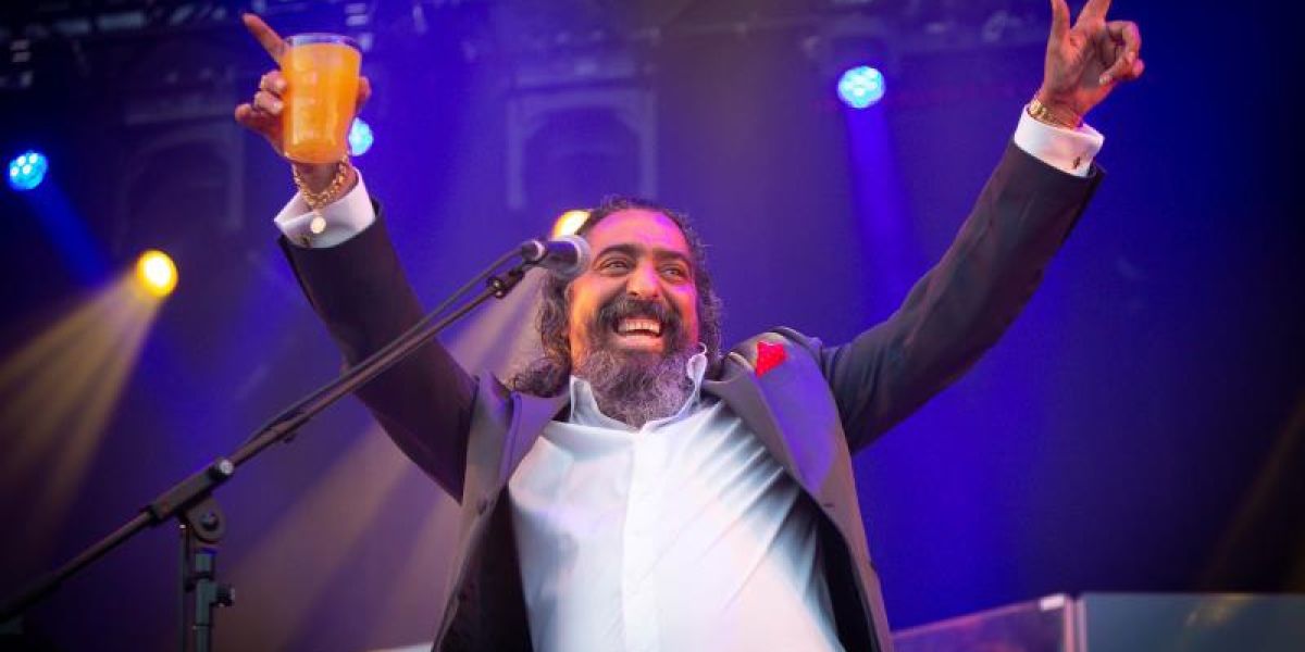 Diego El Cigala durante su polémica actuación en el Sonorama 2018