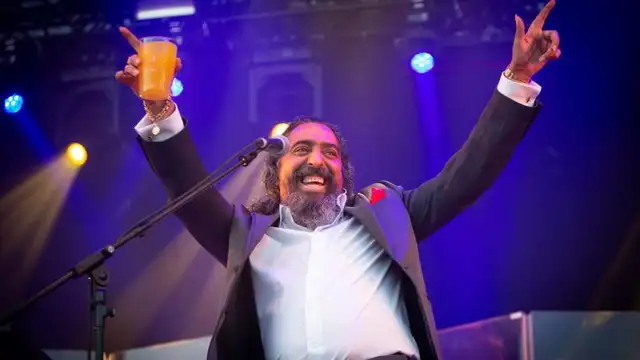 Diego El Cigala durante su polémica actuación en el Sonorama 2018