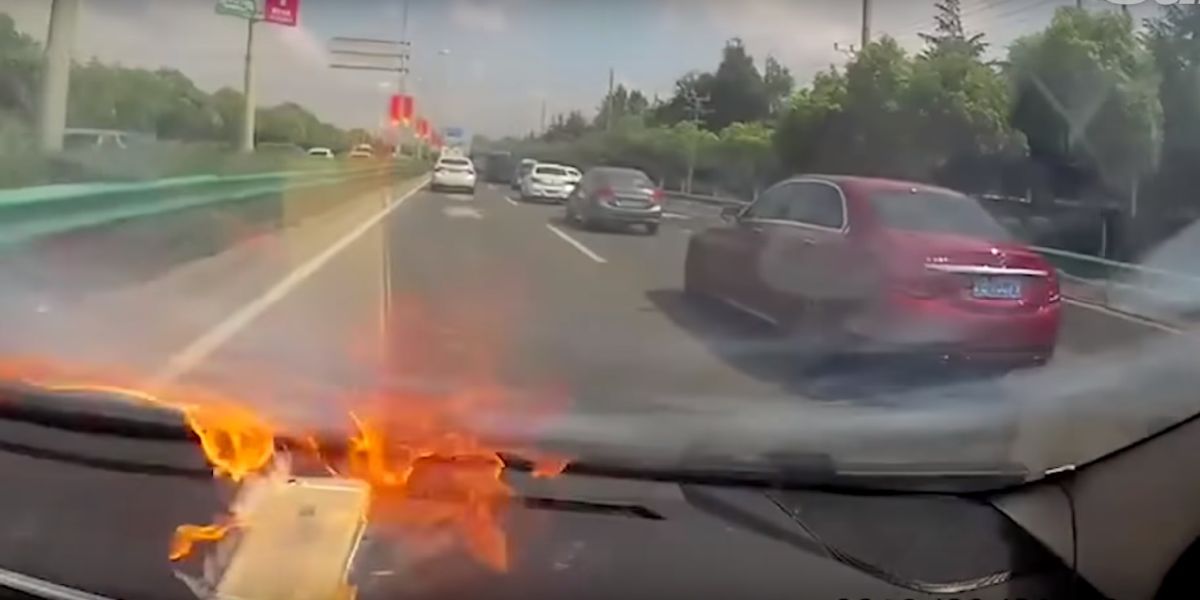 IPhone ardiendo