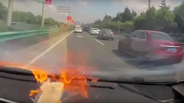 IPhone ardiendo