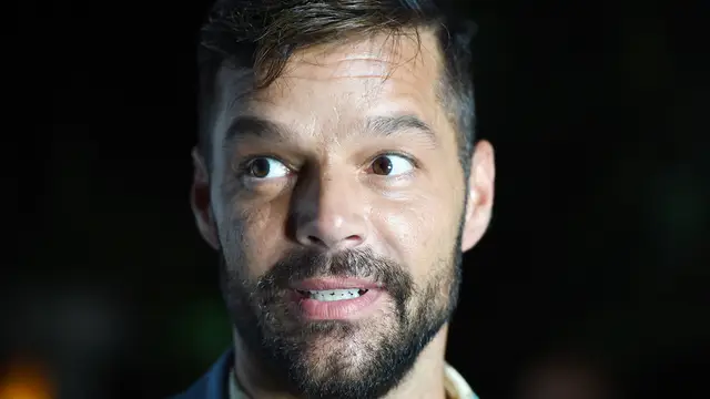 Ricky Martin durante la gala de Unicef en Cerdeña