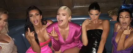 Las hermanas Kardashian-Jenner en el cumpleaños de Kylie Las hermanas Kardashian-Jenner en el cumpleaños de Kylie