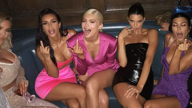 Las hermanas Kardashian-Jenner en el cumpleaños de Kylie