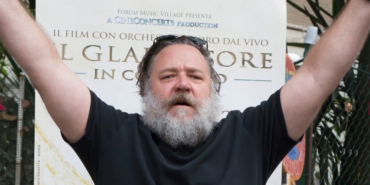 Russell Crowe en una de sus últimas apariciones públicas